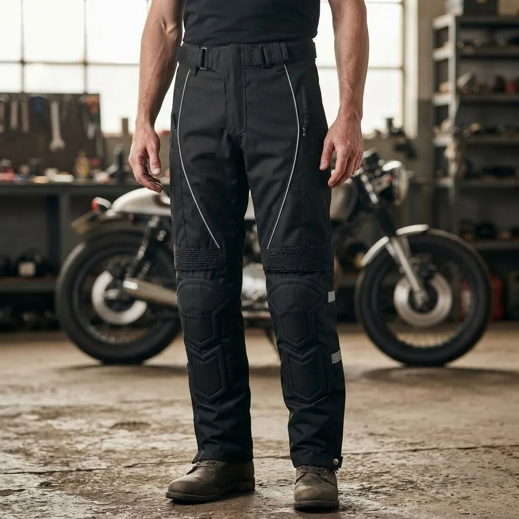 Pantalón De Protección Para Moto Reflectante