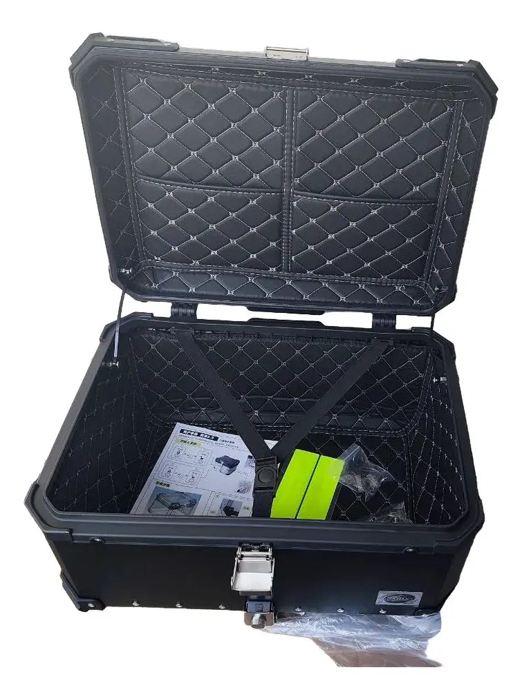 Maletero Aluminio 65L Moto - Caben 2 Cascos | Envíos Gratis