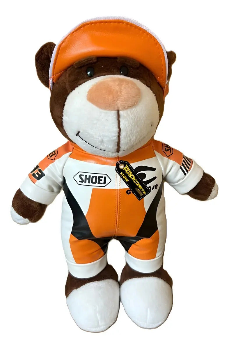 Oso De Peluche Premium De Motocicleta Oso Motero