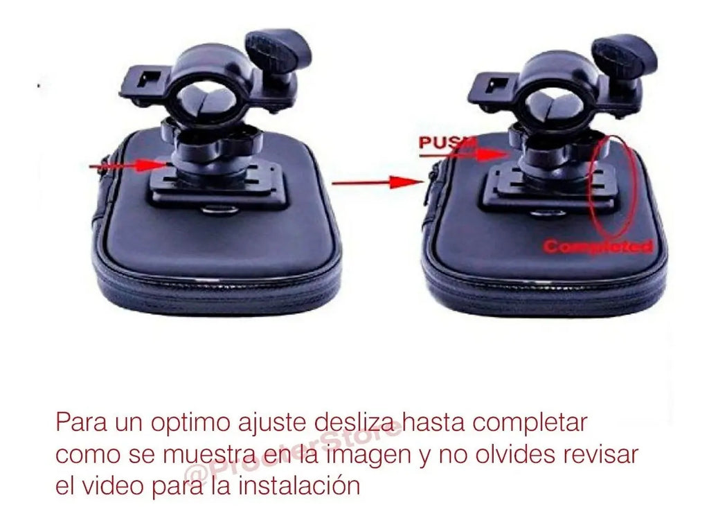 Soporte Porta Celular Moto Bolso Impermeable Estuche Bici