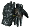 Guantes 100% Cuero Para Moto Con Protecciones Ropero