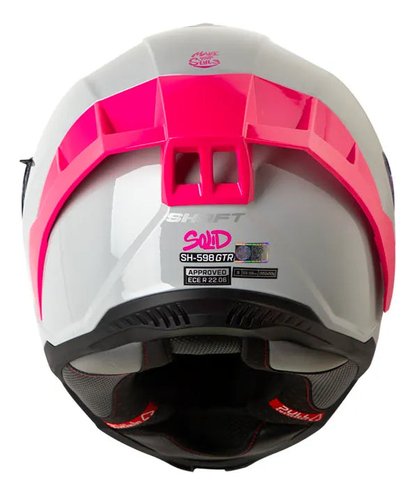 Casco Shaft 598 Gtr Certificación Ece 2206 2visores 2spoiler