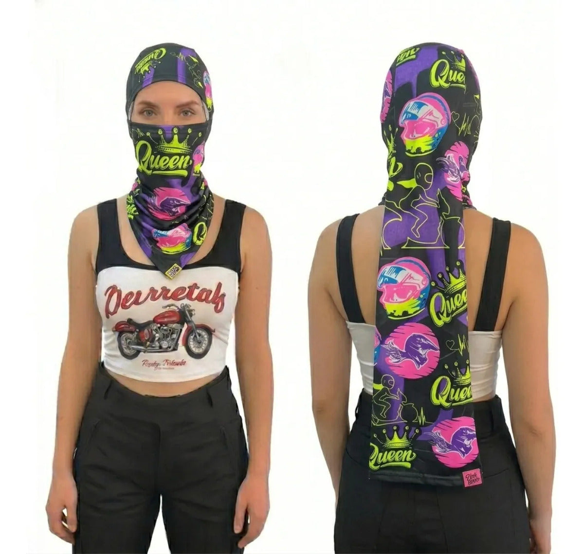 Cuello Cabello Largo Tipo Hiyab Buff Unisex