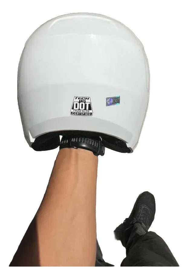 Casco Abierto Marca Tech T10 Certificacion Dot