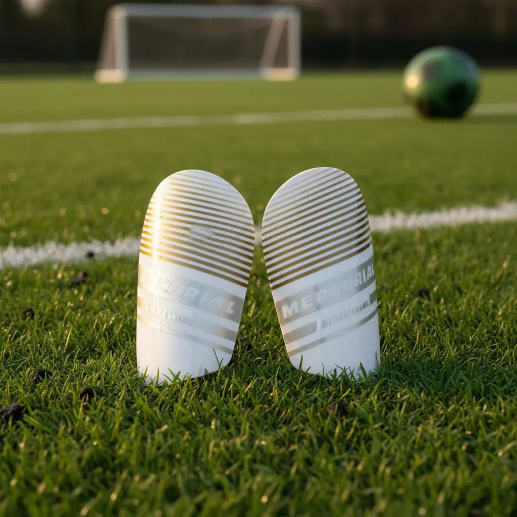 Canillera Espinillera Futbol Protección En Pvc Pequeña