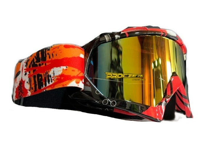 Gafas Tipo Cross Para Casco Cross Moto Bicicleta Deportes