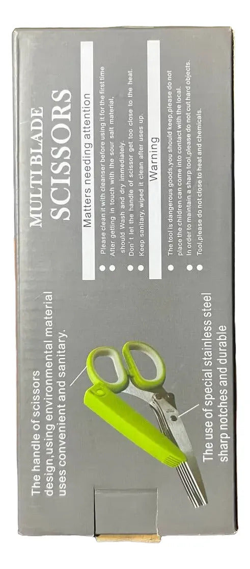 Tijeras De Cocina Con Limpiador Para Vegetales Casera
