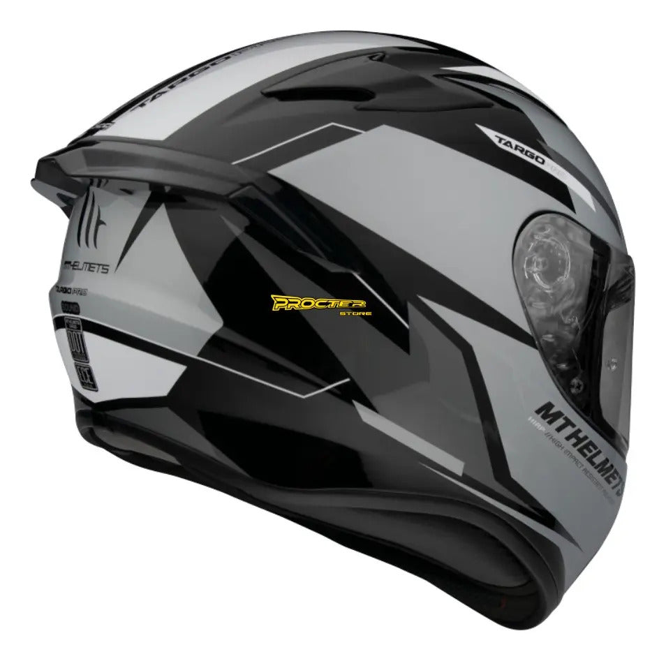 Casco Moto Mt Targo Pro Certificado Ece 2205 Deportivo