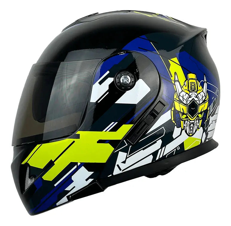 Casco Certificado Para Niños Abatible Con Gafas Xecuro 905