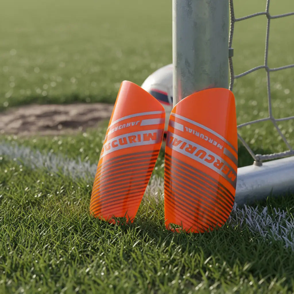 Canillera Espinillera Futbol Protección En Pvc Pequeña