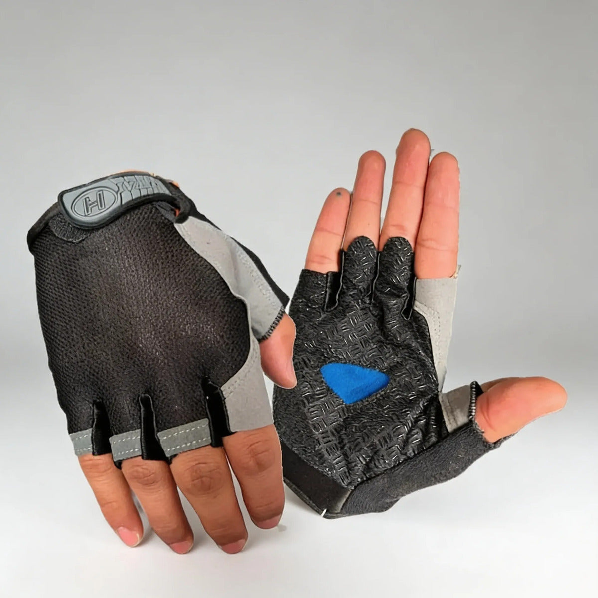 Guantes Cortos Medio Dedo Palma Antideslizante Ciclismo