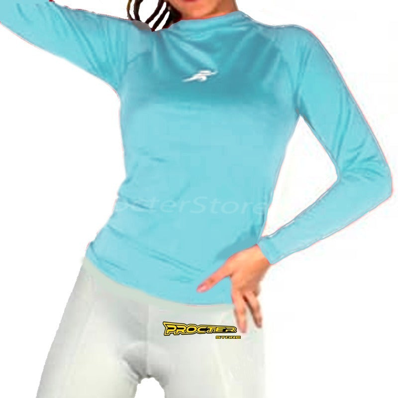 Buzo Fit Deportivo Dama Protección Solar Lycra Compresion