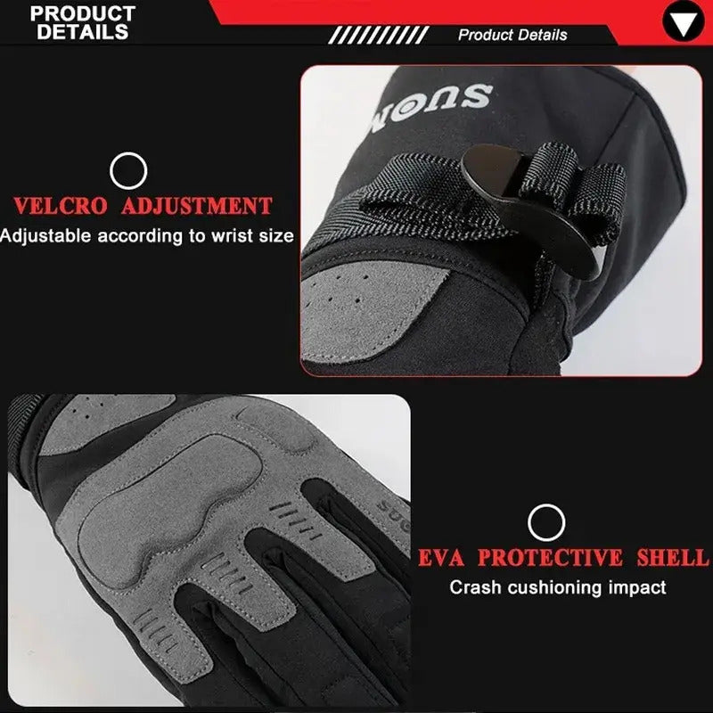 Guantes Moto Suomy 100% Impermeable Tactil Tallaje Pequeño