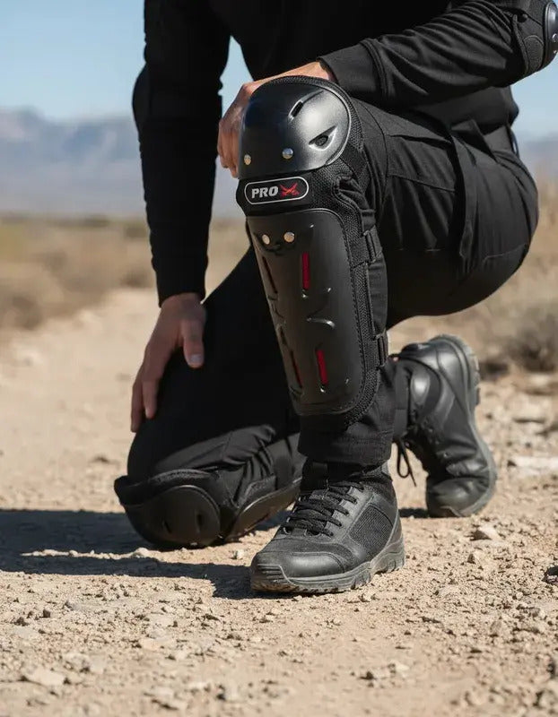 Kit Rodilleras Y Coderas Juego De Protección Motociclistas