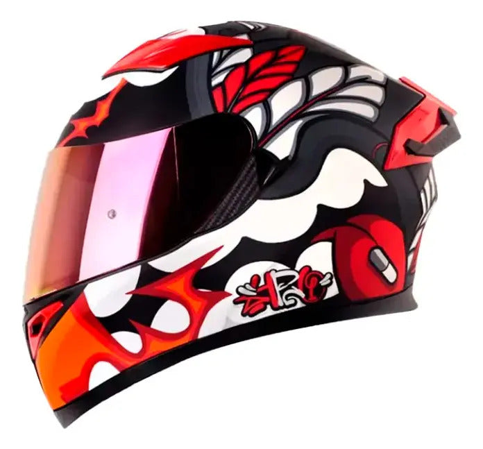 Casco Integral Hro 514 Dv Evo Certificado Dot Gafa Interna