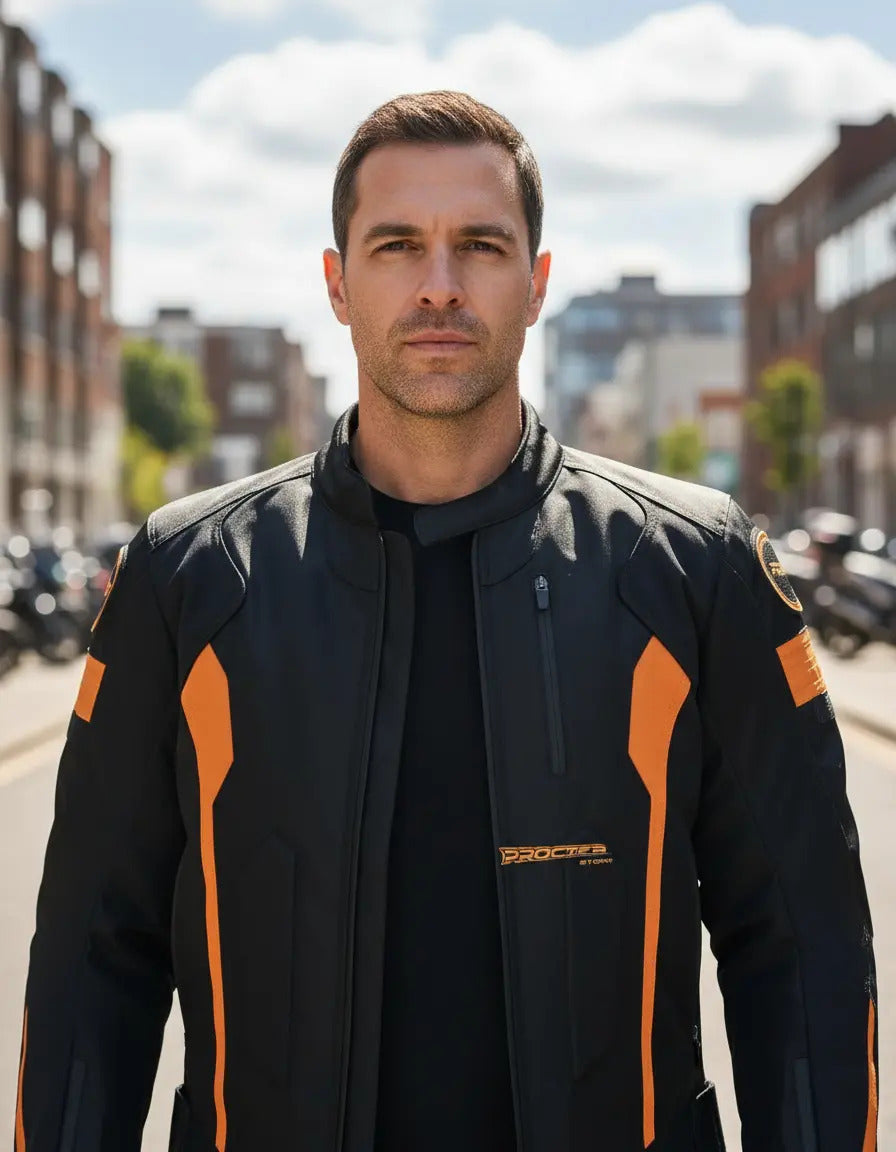 Chaqueta Protecciones Removibles Motociclistas Rainkros