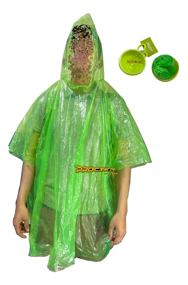 Capa Plástica Delgada Impermeable Tipo Bola