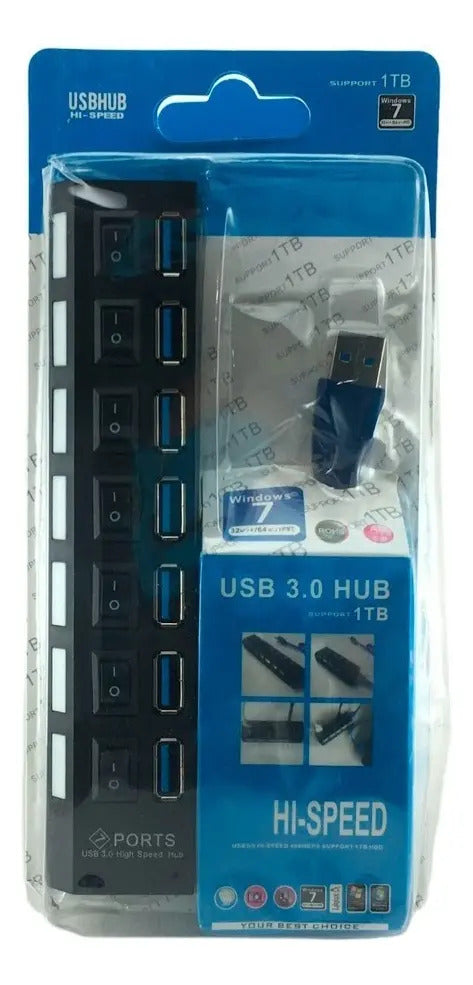 Multipuertos 3.0 Transferencia Datos 7 Puerto Alta Velocidad