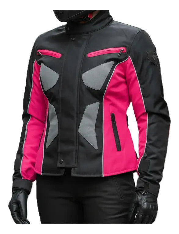 Chaqueta Para Motociclistas Dotacion Protecciones Reflectiva