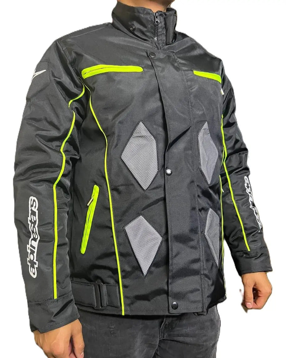 Chaqueta Para Motociclistas Dotacion Protecciones Reflectiva