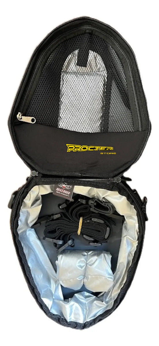 Tank Bag Rígido Maleta Para Moto Con Portacelular