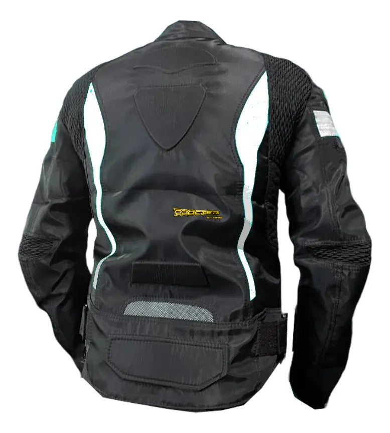 Chaqueta Protecciones Removibles Motociclistas Rainkros