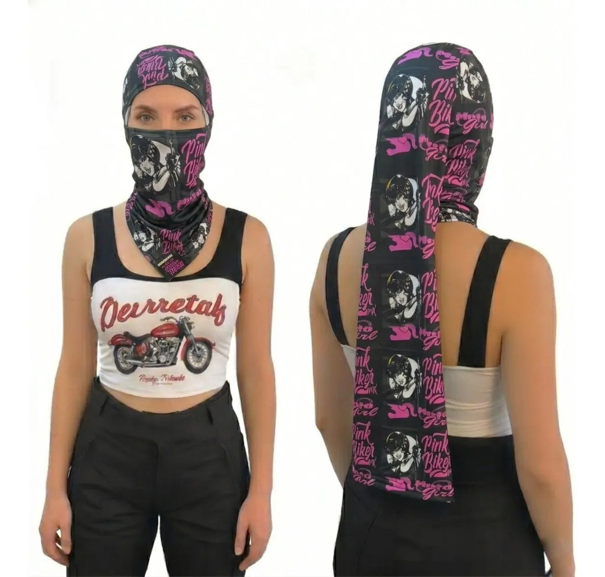 Cuello Cabello Largo Tipo Hiyab Buff Unisex