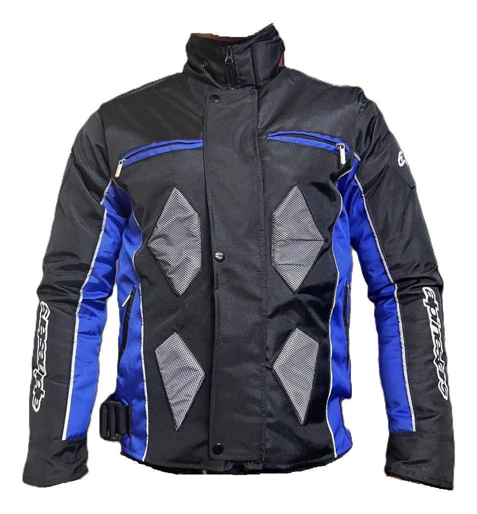 Chaqueta Para Motociclistas Dotacion Protecciones Reflectiva