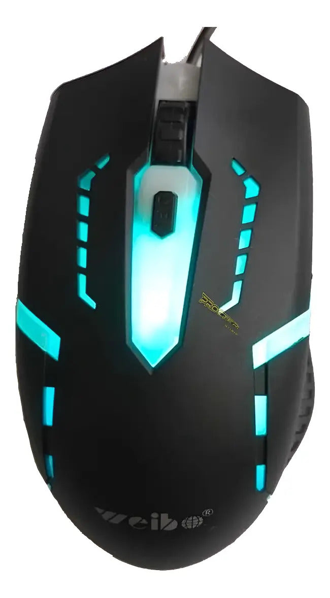 Mouse Gamer Weibo M39 Iluminacion Led Usb Alambrico 4botones