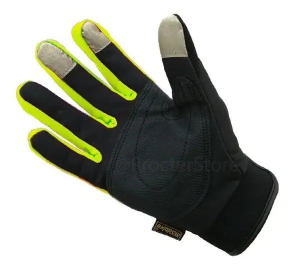 Guantes City Táctiles Termicos Con Reflectivo Moto Bici