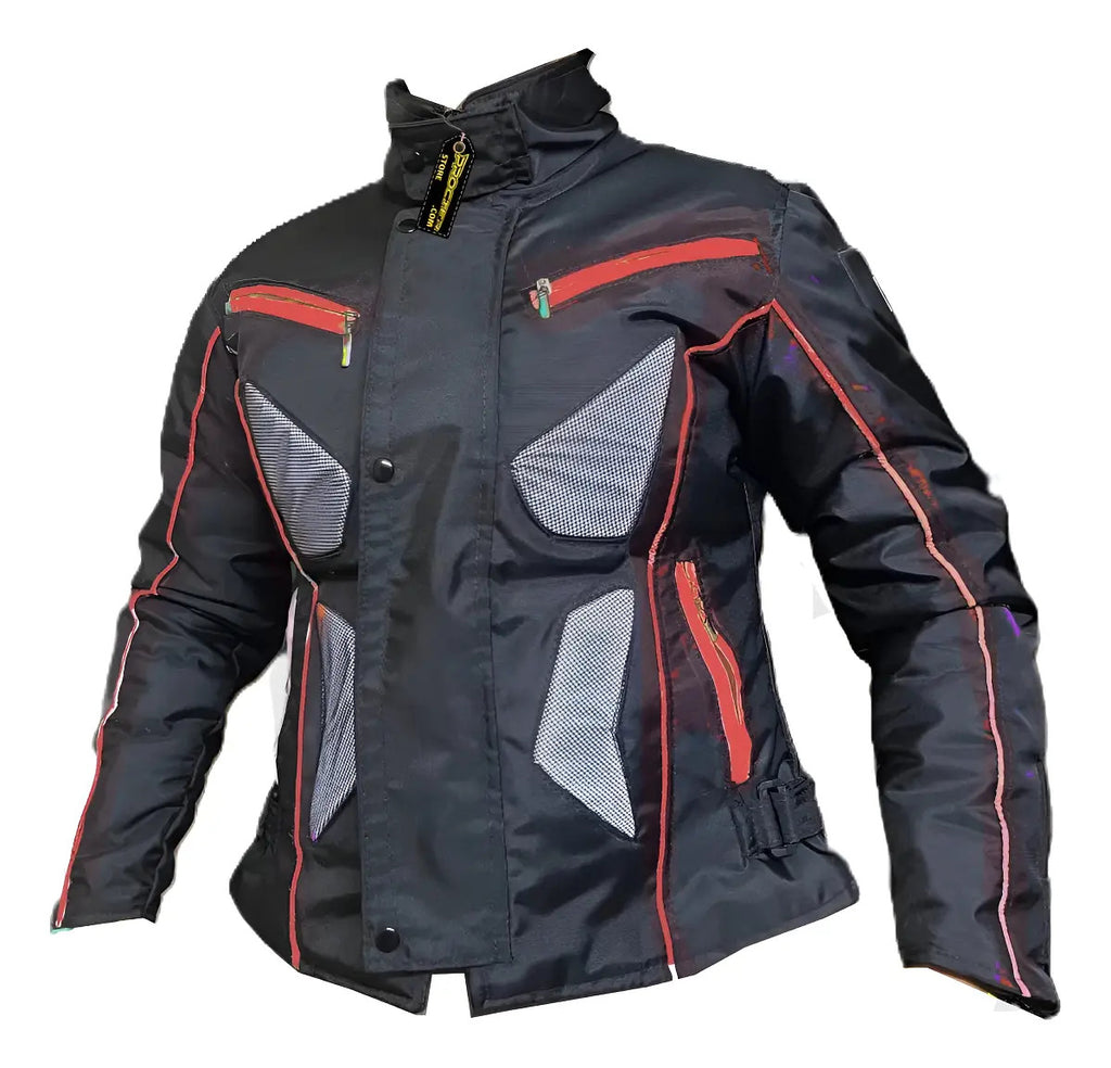 Chaqueta Para Motociclistas Dotacion Protecciones Reflectiva