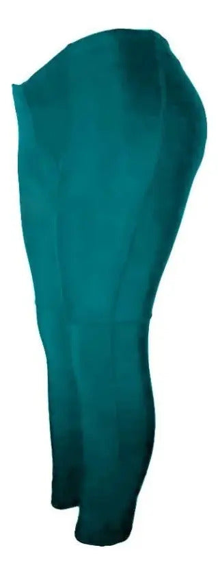 Lycra Para Mujer Larga Con Badana Pantalon Ciclismo Dama