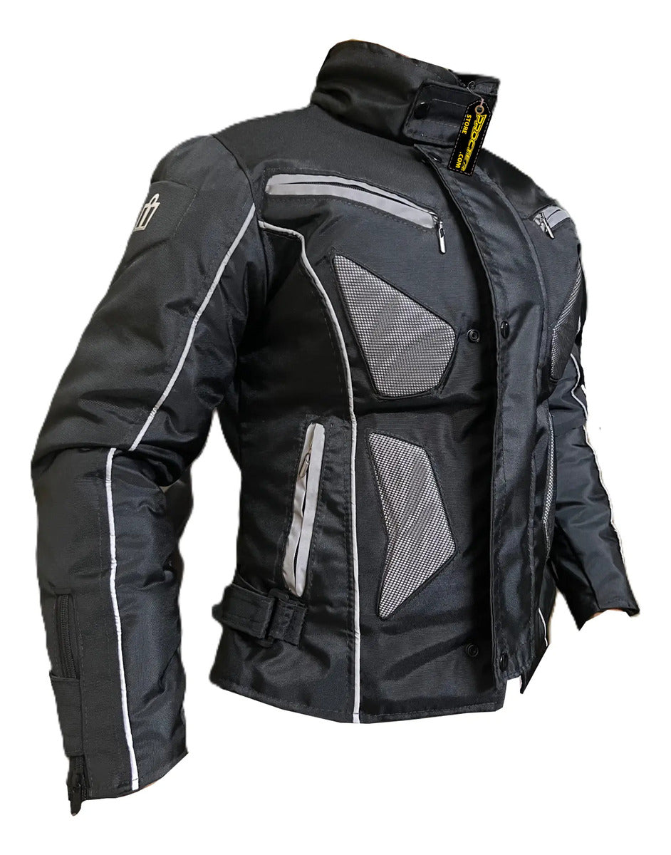 Chaqueta Para Motociclistas Dotacion Protecciones Reflectiva
