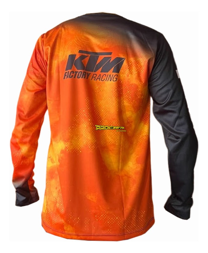 Buzo Manga Larga Mtb Motocross Bicicross Jersey Ciclismo