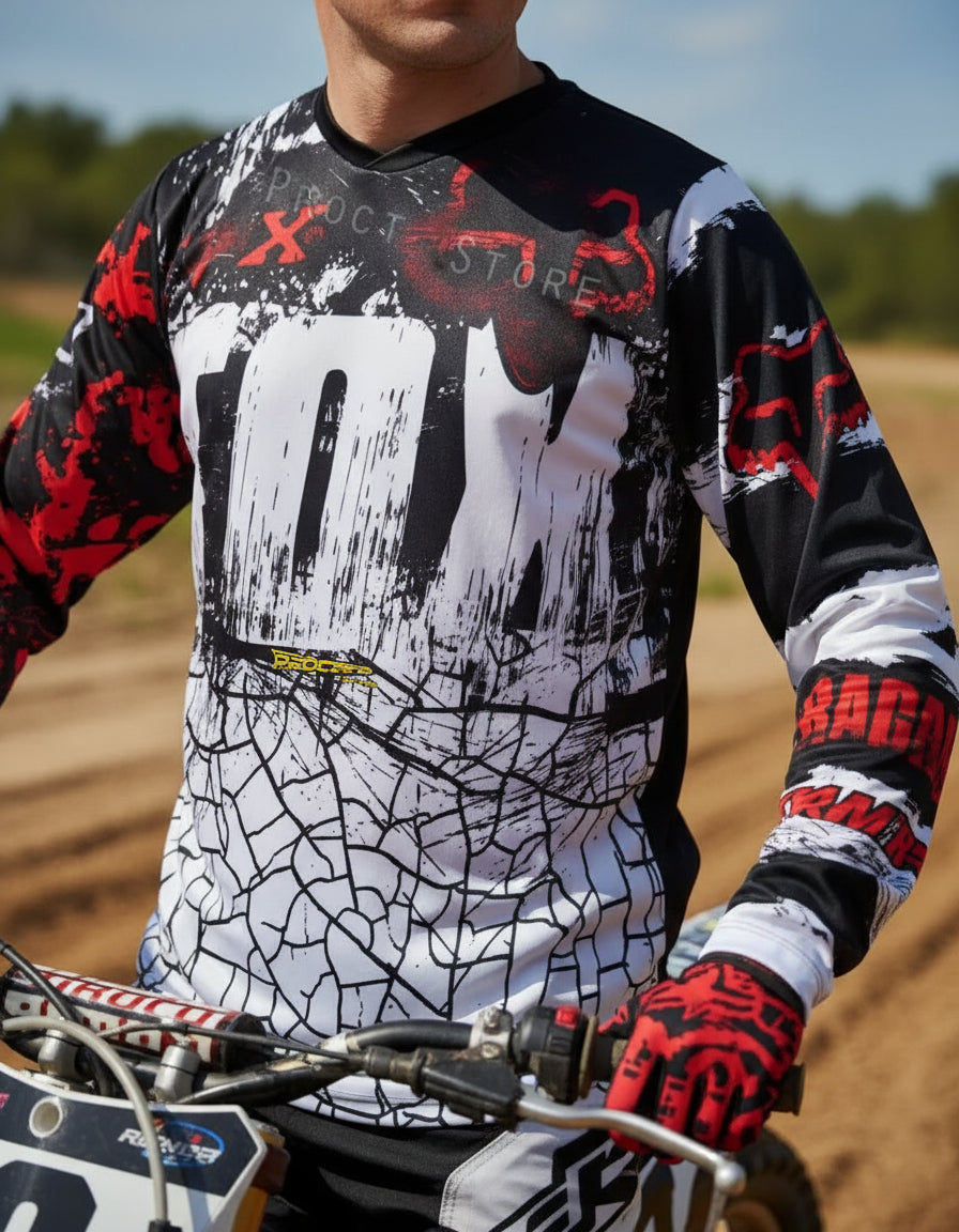 Buzo Manga Larga Mtb Motocross Bicicross Jersey Ciclismo