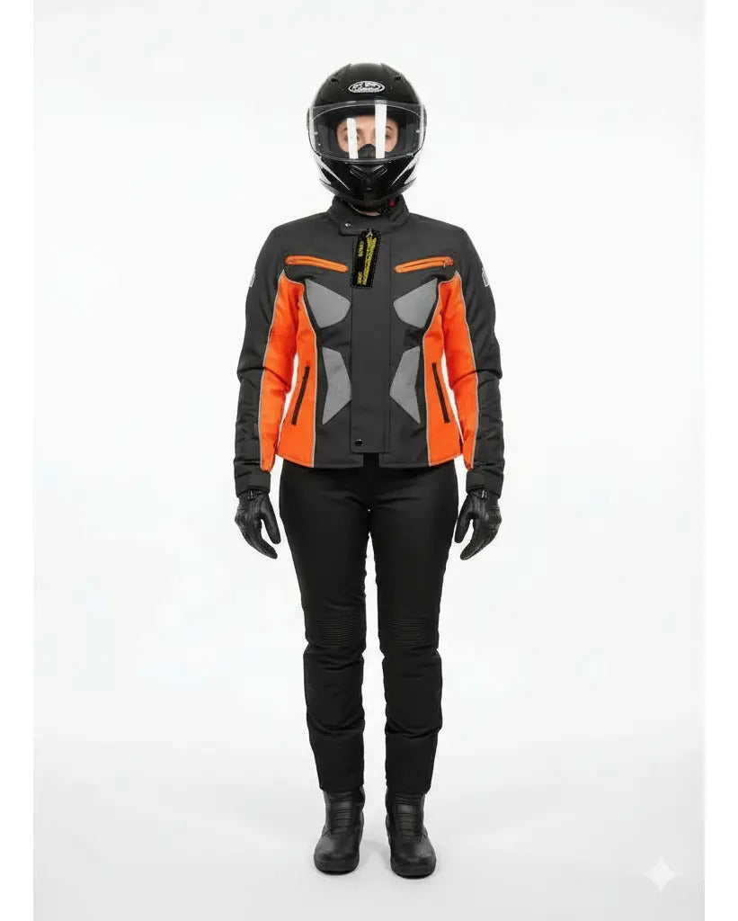 Chaqueta Para Motociclistas Dotacion Protecciones Reflectiva