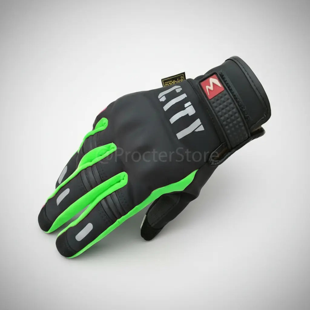 Guantes City Táctiles Termicos Con Reflectivo Moto Bici