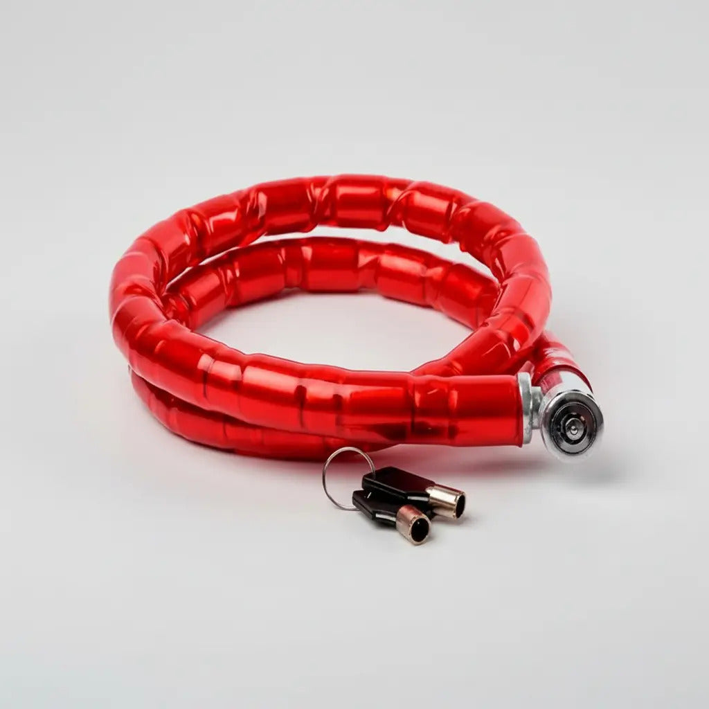 Candado Cadena Gruesa Para Moto Bici Tipo Piton Grande