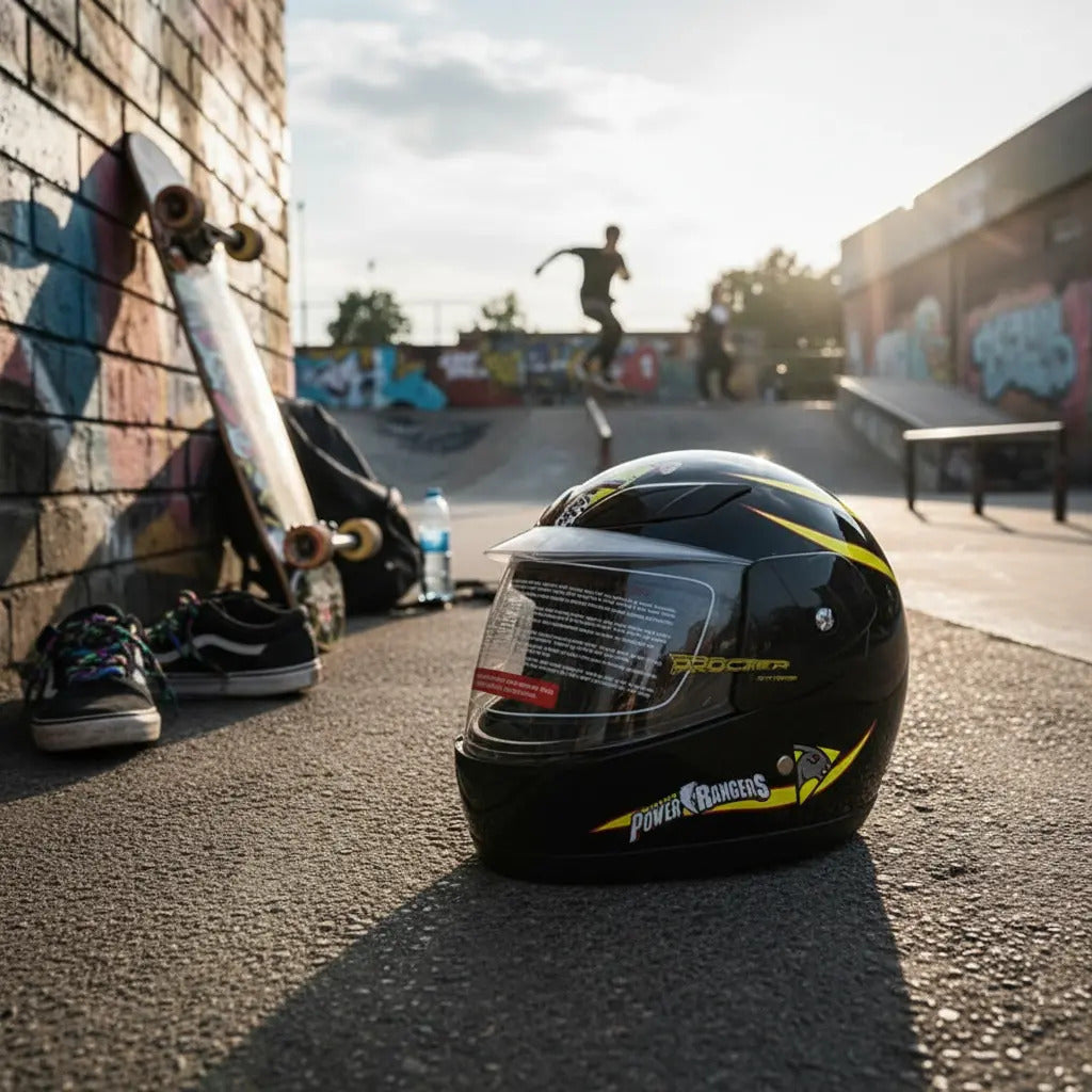 Casco Integral Para Niños Cerrado Kart Bicicleta Deportes