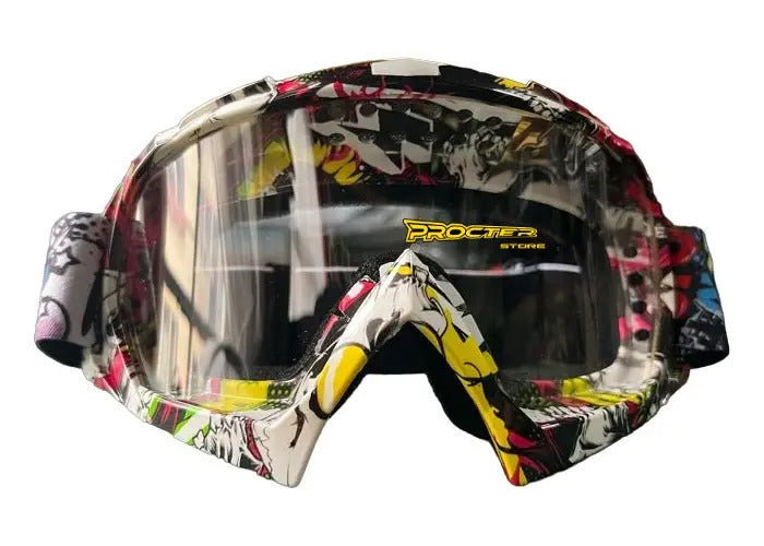 Gafas Tipo Cross Para Casco Cross Moto Bicicleta Deportes