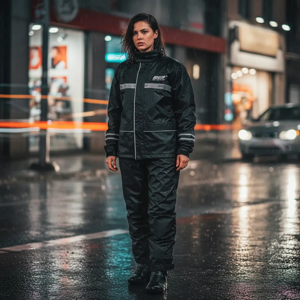 Conjunto Impermeable Sudadera Moto Chaqueta Pantalón Estuche