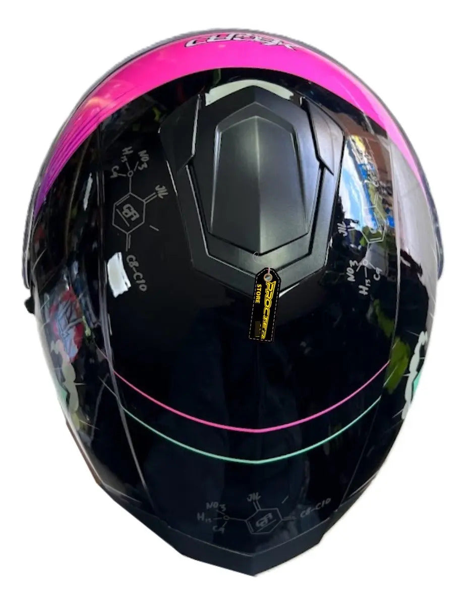 Casco Integral Moto Xecuro Doble Visor Certificado Gafas
