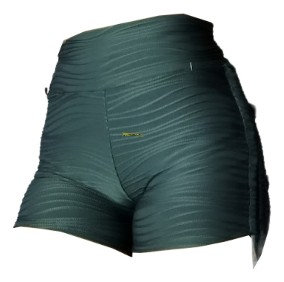 Lycra Corta Short Levanta Cola Push Up Deportivo Texturizado
