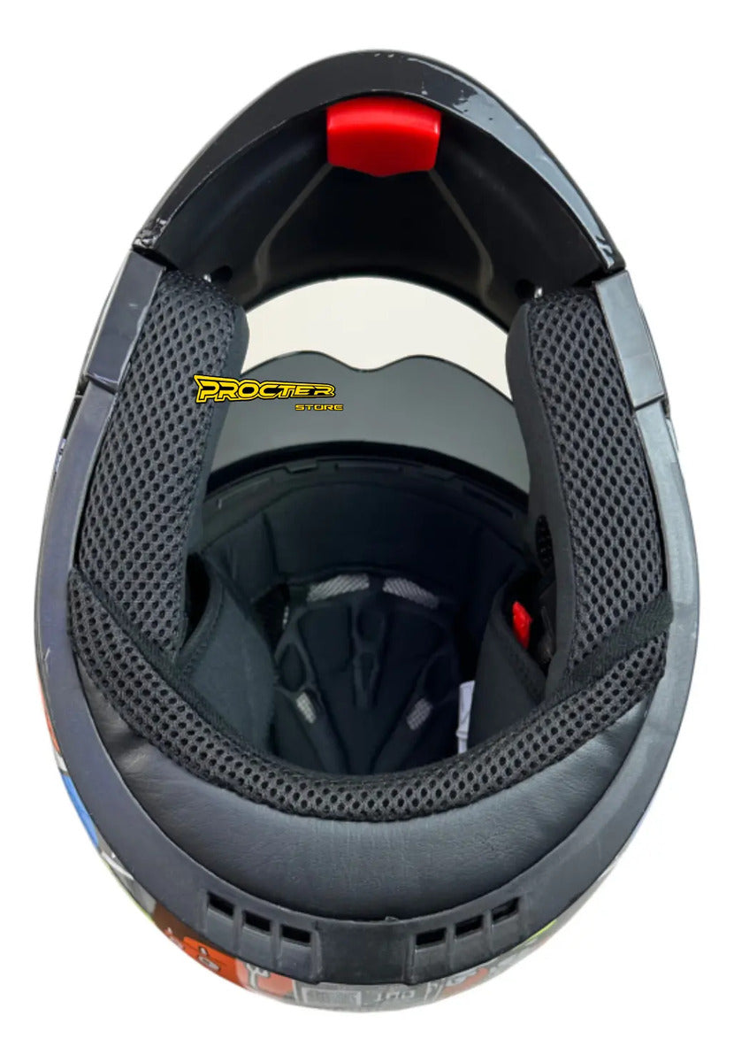 Casco Certificado Para Niños Abatible Con Gafas Xecuro 905