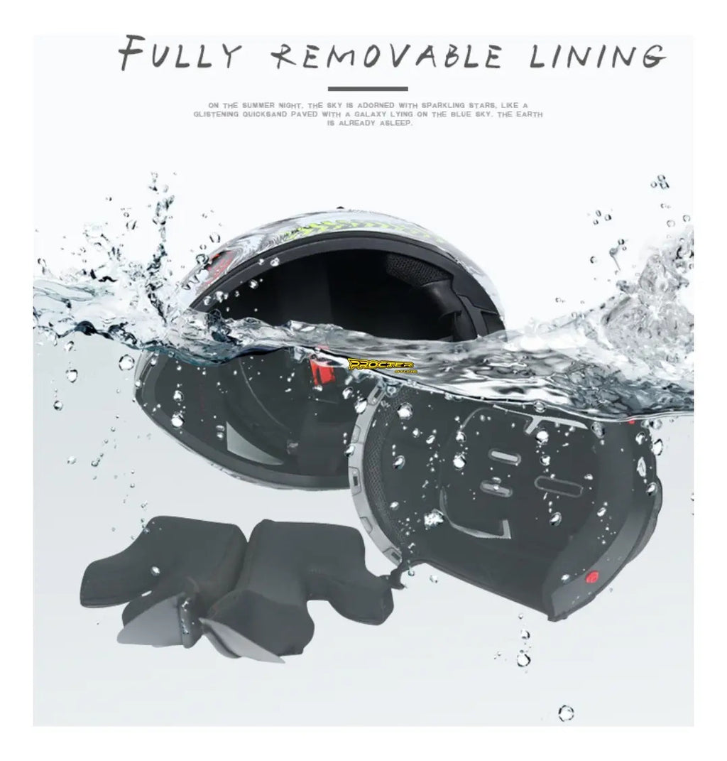Casco Integral Moto Xecuro Doble Visor Certificado Gafas