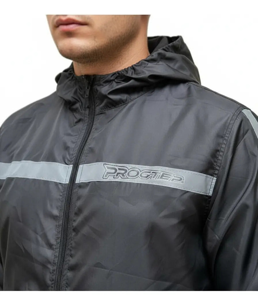 Chaqueta Rompevientos Reflectiva Moto Bicicleta Liviana