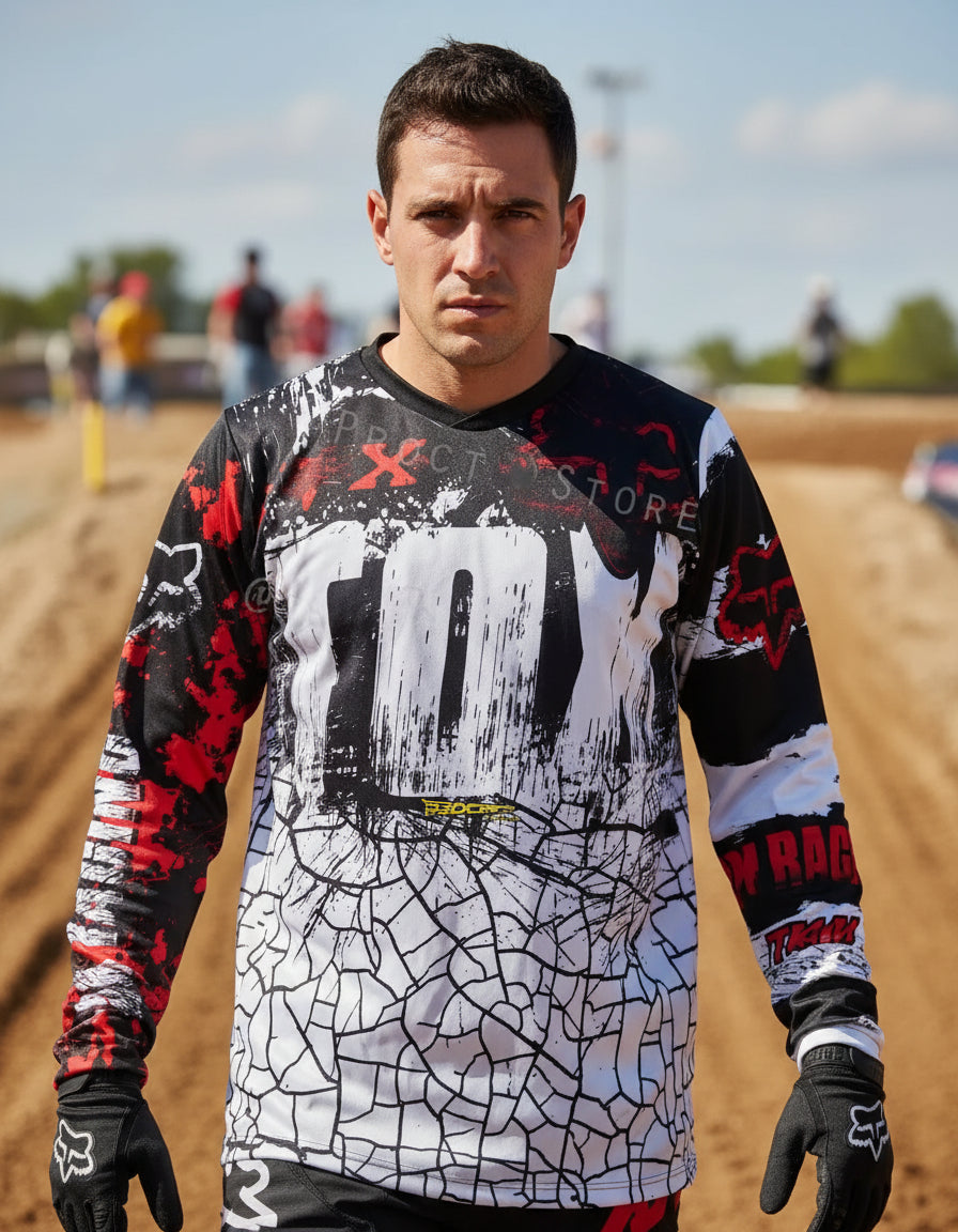 Buzo Manga Larga Mtb Motocross Bicicross Jersey Ciclismo