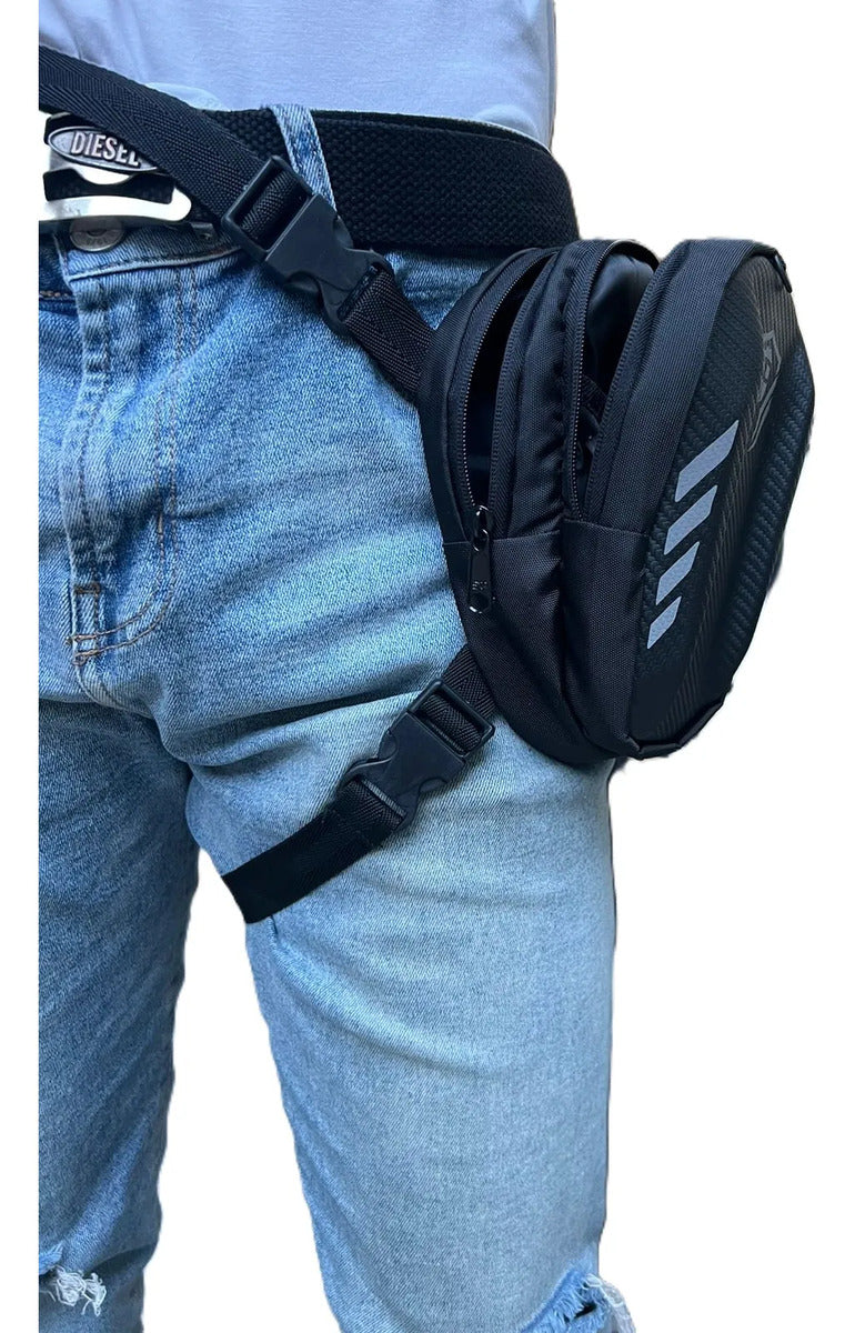 Canguro Piernero Para Motociclista Semi Impermeable Rigido