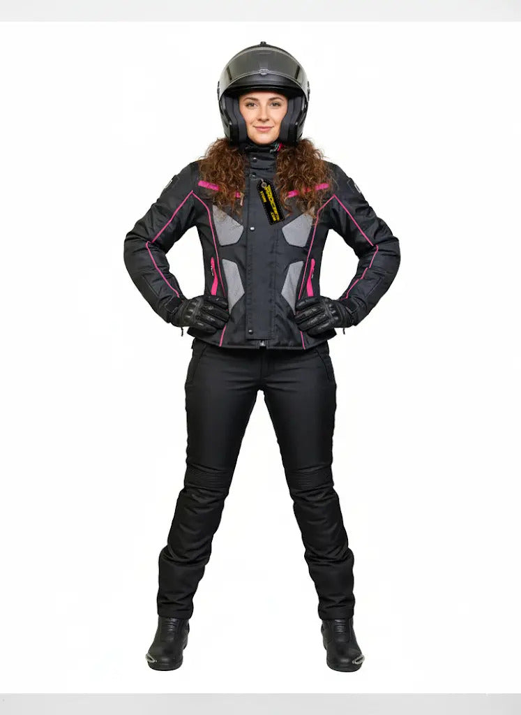 Chaqueta Para Motociclistas Dotacion Protecciones Reflectiva