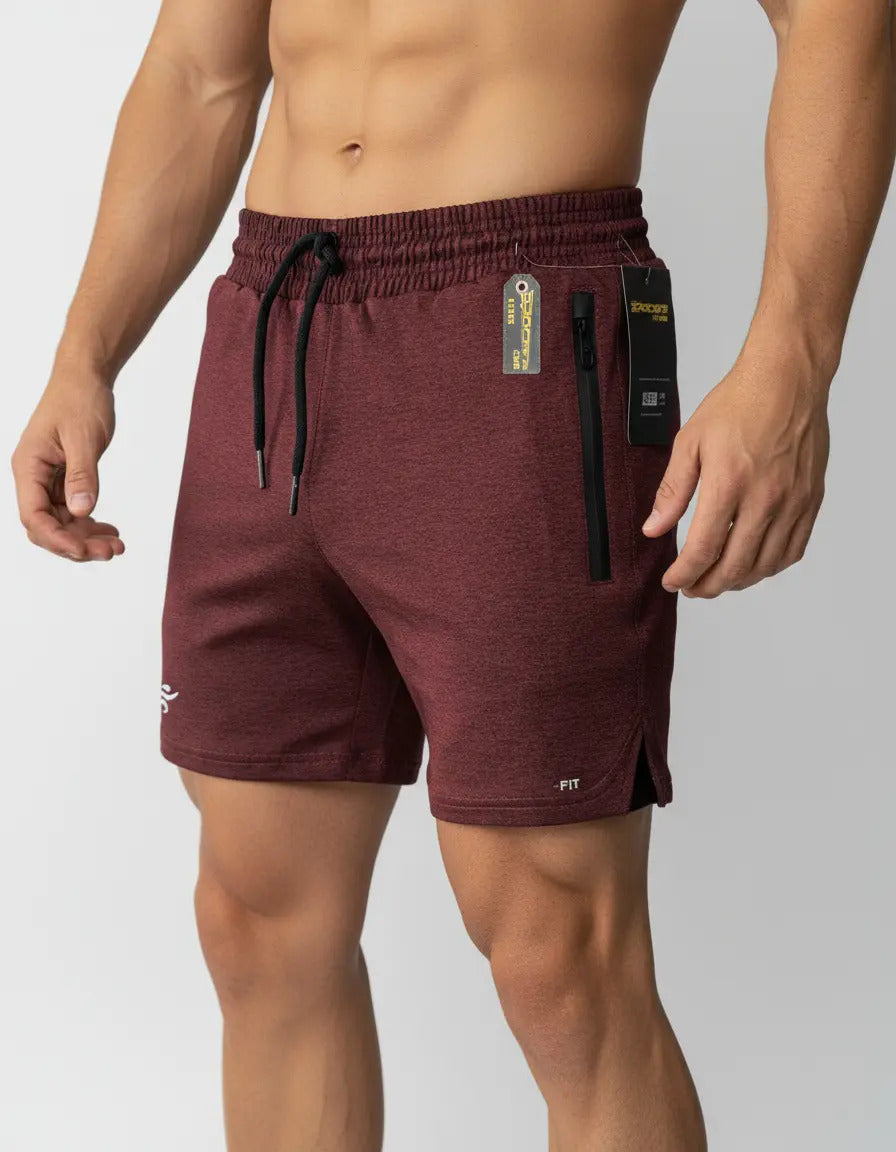 Pantaloneta Con Licra Interna Corta Gym Short  Media Pierna